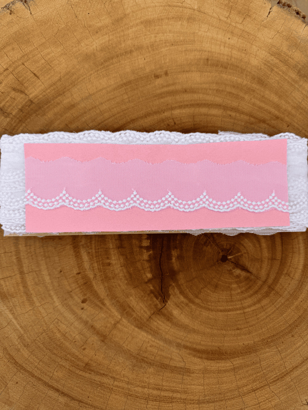 Renda Tule 100% poliéster branca - Largura: 4 centímetros